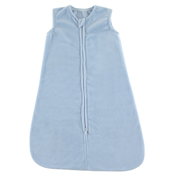 slide 1 of 1, Hudson Baby Infant Boy Plush Sleeping Bag, Sack, Blanket, Solid Light Blue Fleece 12-18 Months - Solid Light Blue Fleece