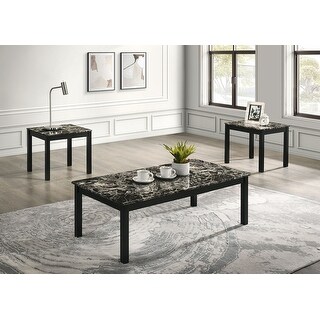 Contemporary Coffee Table and End Table Set - Bed Bath & Beyond - 43567619