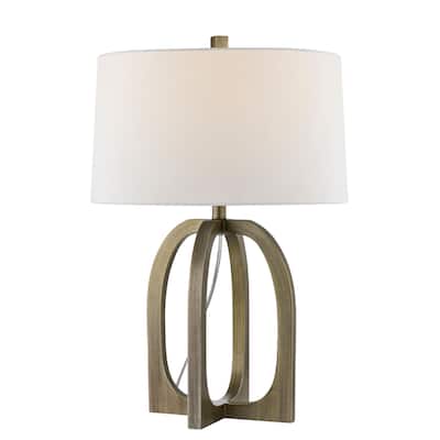Reid 27" Table Lamp with Fabric Shade (Set of 2)