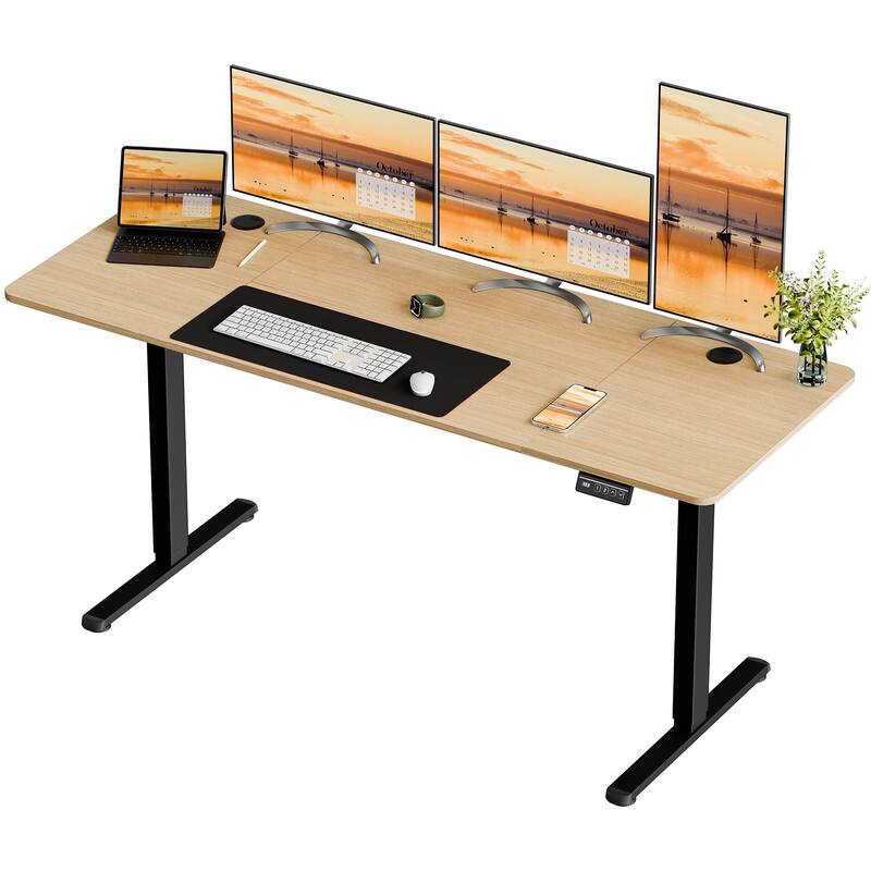Futzca Height Adjustable Electric Standing Desk, Computer Office Desk