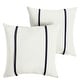 preview thumbnail 24 of 42, Sorra Home Sunbrella Outdoor Double Petite Flange Pillow Set of 2