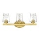 preview thumbnail 20 of 64, Acroma Modern Bathroom Vanity Light Art Glass Wall Sconce