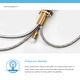 preview thumbnail 8 of 22, 631 Foil Glass Sink, Brushed Nickel Faucet, Sink Ring, Pop-up Drain