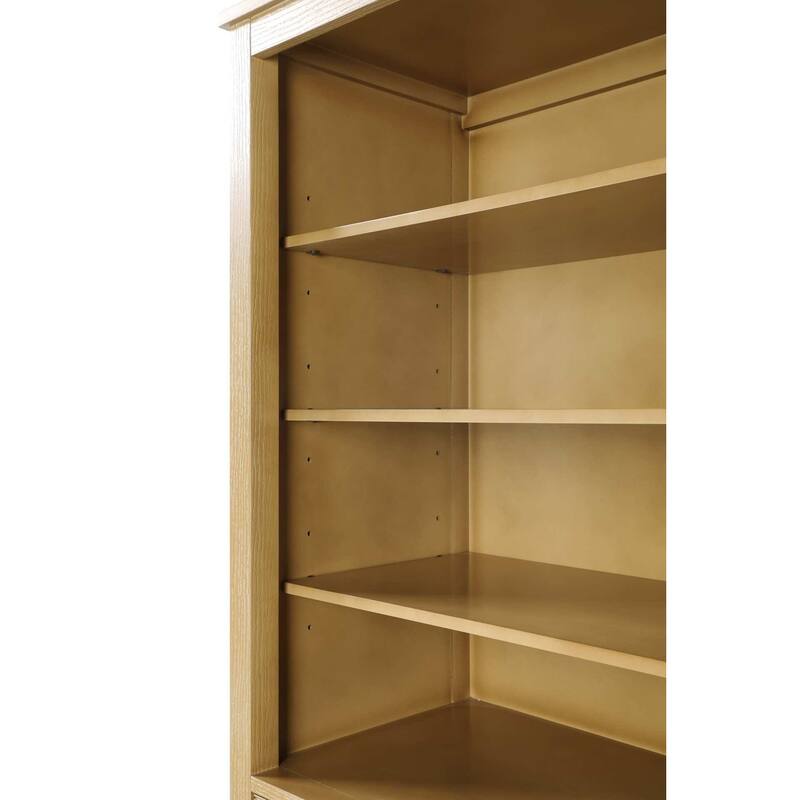 Kensington 16-28 Inch Open Shelving Bath Storage Cabinet