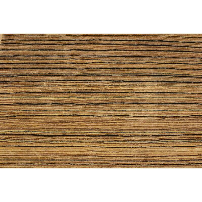 Boho Earthline Gabbeh Hand Knotted Wool Area Rug