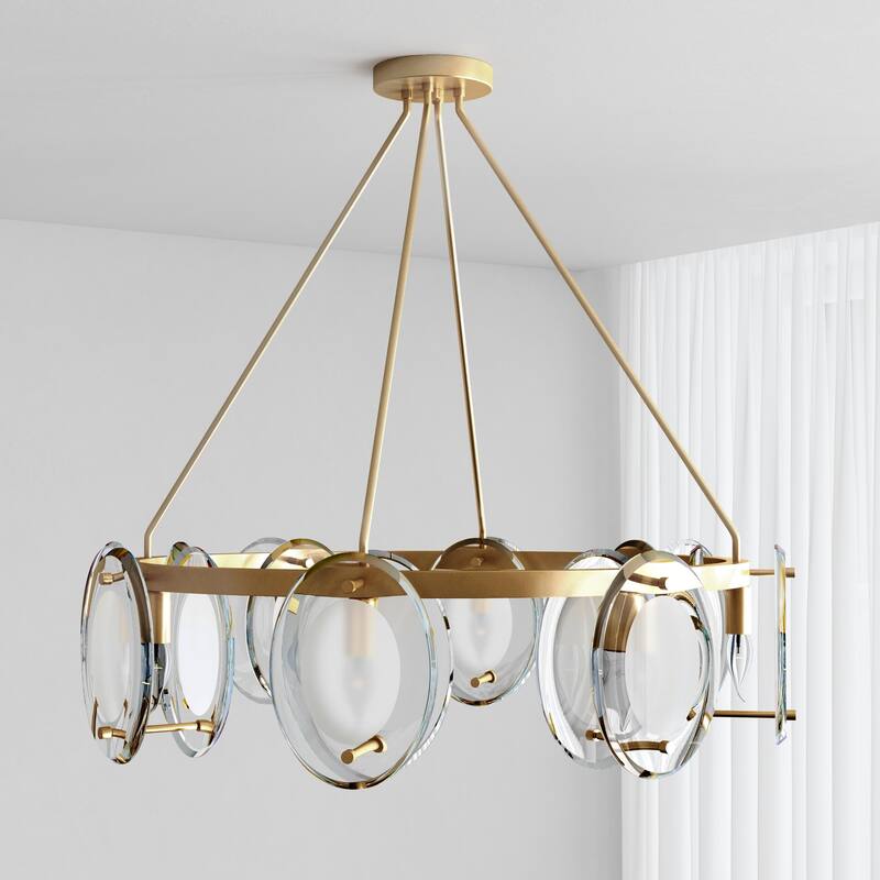 Gina 8Light Gold Chandelier by Kosas Home Bed Bath & Beyond 40158626
