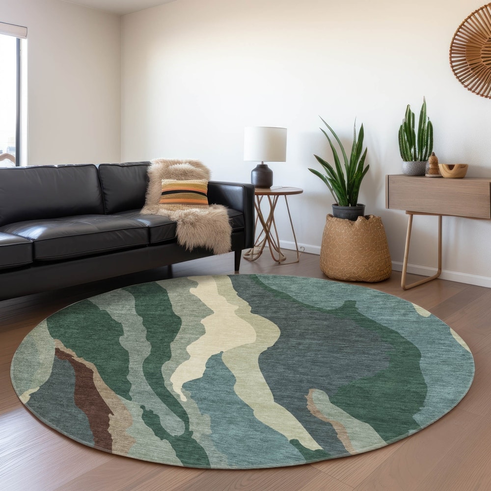 Premium Washable Super Soft Mid Century Modern Mayfield Rug