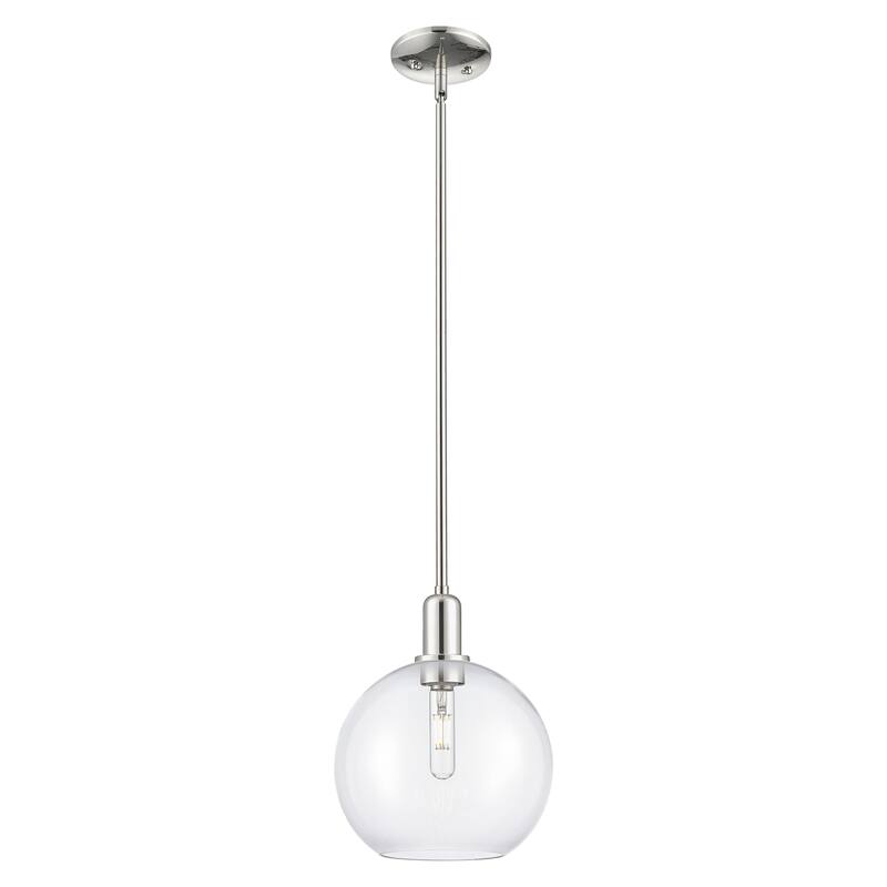 Innovations Lighting Endless Possibilities Arcadia - Athens - 1 Light 10" Stem Hung Mini Pendant - Clear/Polished Nickel