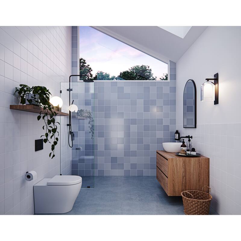 Glass Warehouse 78" x 22.5" Frameless Shower Door - Single Fixed Panel