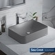 preview thumbnail 12 of 23, Karran Sea Crest Quartz 22 inch Bathroom Vessel Sink