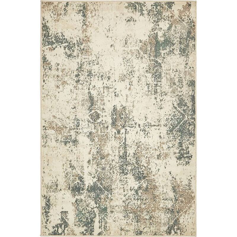 Contemporary Daisy Collection Area Rug