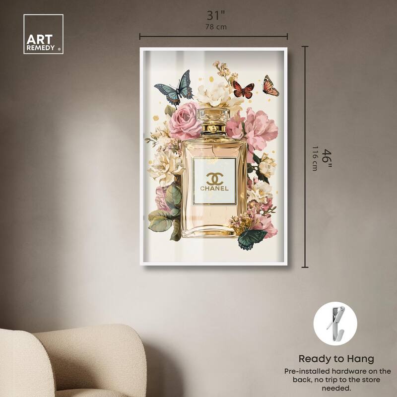 Glam Bloom Butterfly Perfume Shadowbox by Art Remedy