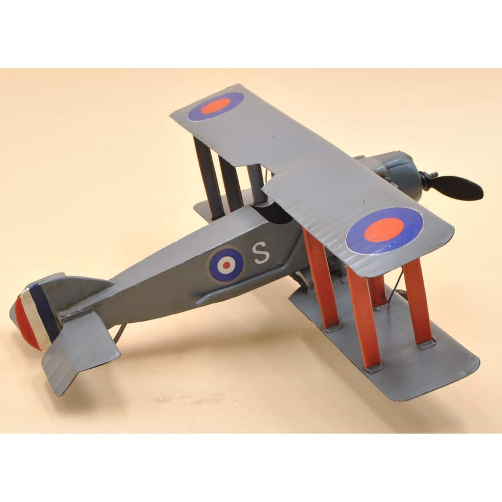 Spitfire Vintage Fighter Plane Ww1 Ww2 Model Airplane Die Cast