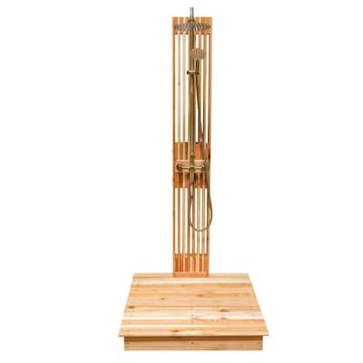 ALEKO Cascade Outdoor Rinse Shower