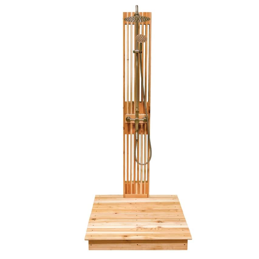 ALEKO Cascade Outdoor Rinse Shower
