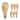 6-Pack Vintage Edison Light Bulbs, 2700K E26 Base 60W Amber Glass Filament ST64 Bulb, Antique Style - Warm White - 4.45  in.