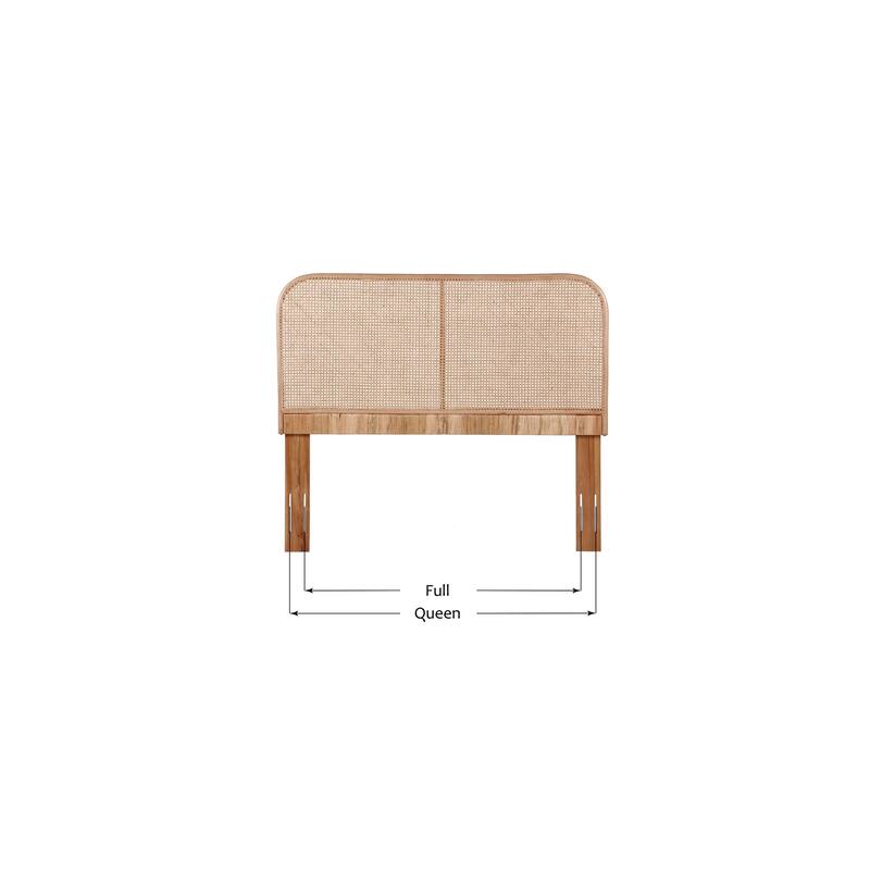 Lombok Cane and Teak Headboard