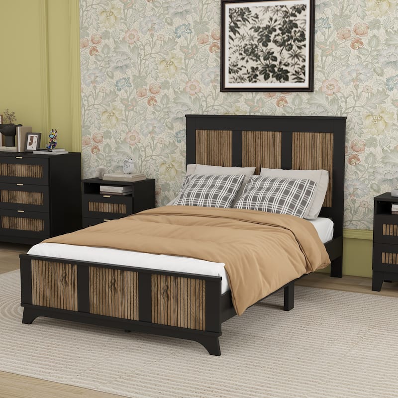 Wooden Platform Bed