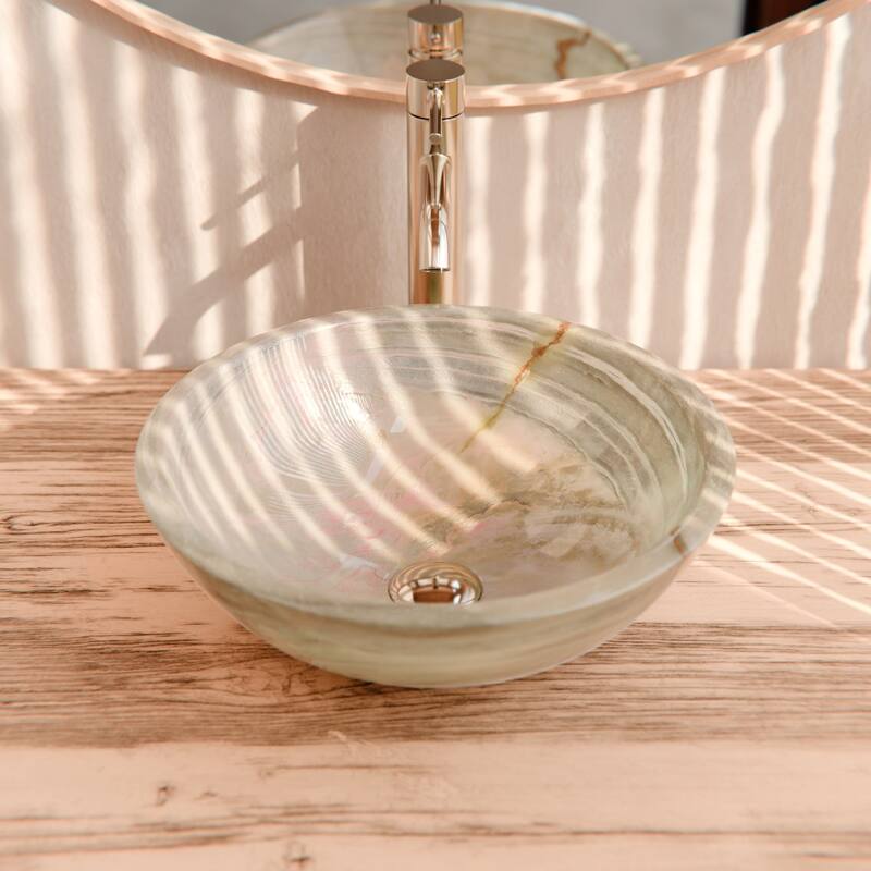 Novatto UPD-BN Umbrella Drain Less Overflow in Brushed Nickel