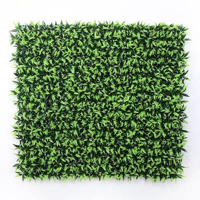4pcs Expandable Artificial Plastic Fence Decorative Privacy Fence Screen,green leaves