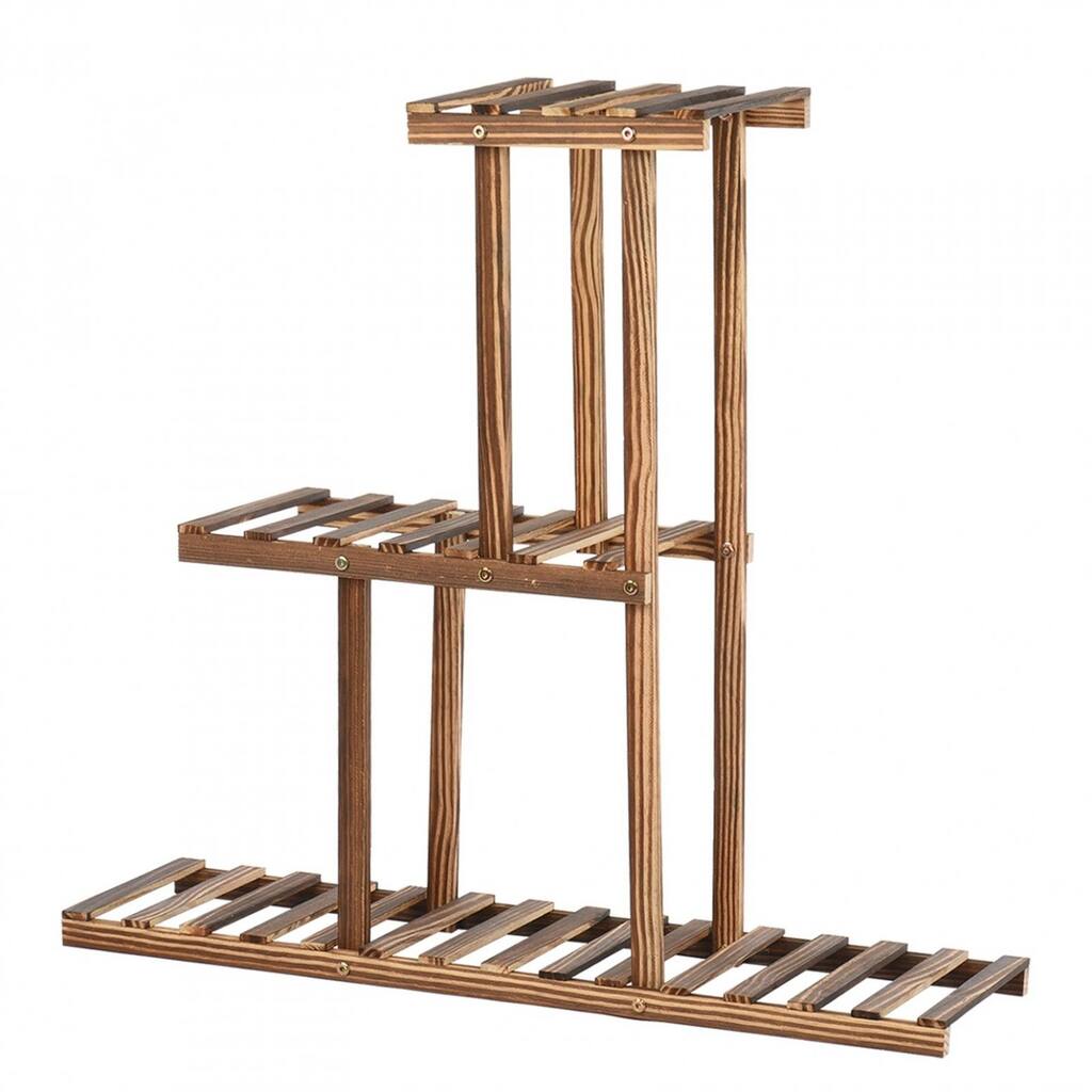 Plant Stand Rack 3 Tier Indoor&Outdoor Multiple Flower Pot Holder - 31.9x10.2x29.5in