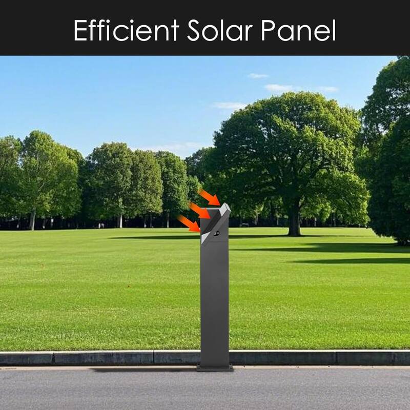 Solar Pathway Lights Outdoor with Motion Sensor IP65 Waterproof Path Lights for Driveway Adjustable Head