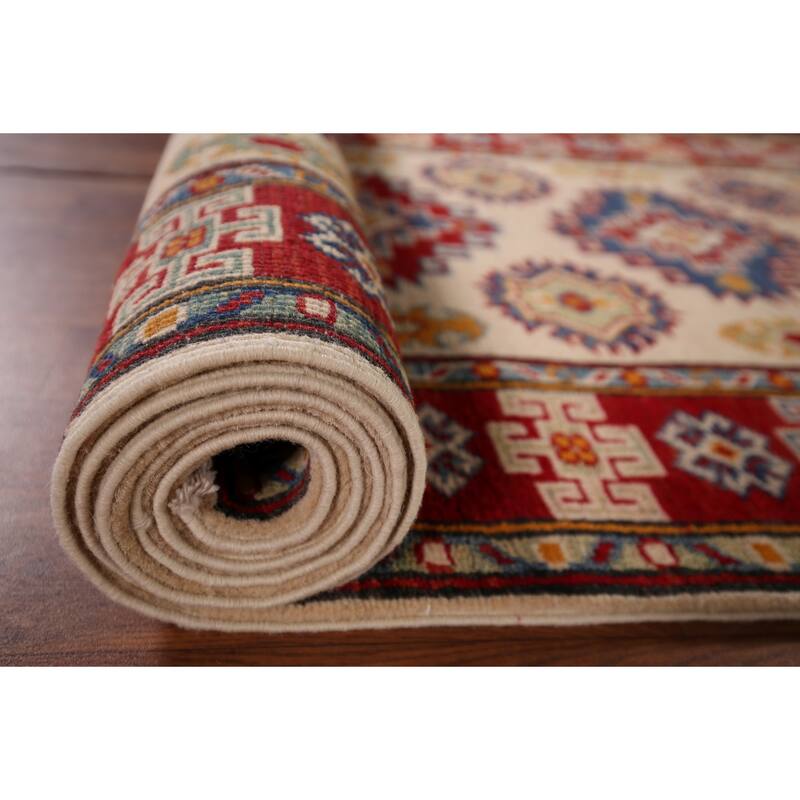 Kazak Runner Rug Handmade Wool Carpet - 2'10" x 16'3"
