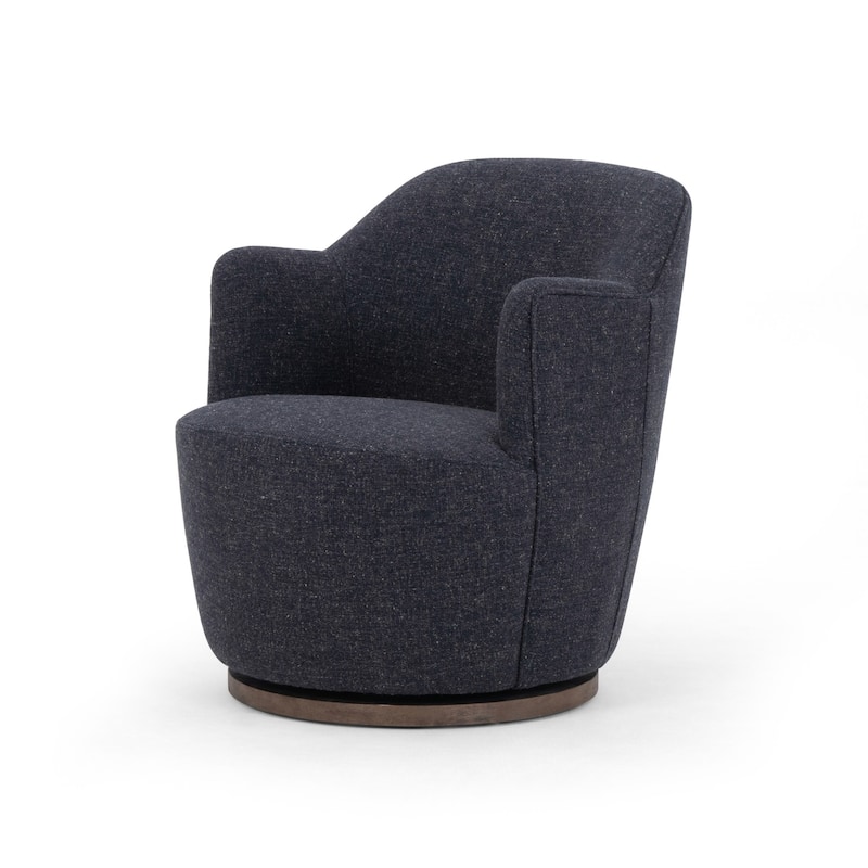 Haven Home Northbrook Swivel Chair - Thames Slate