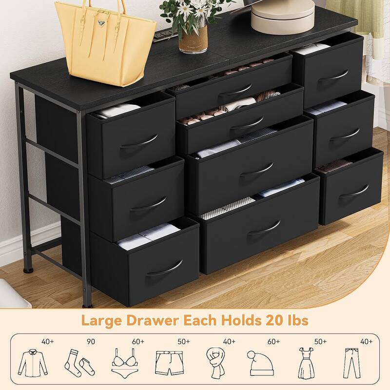 GAOMON Bedroom Dresser with 10 Large Drawers