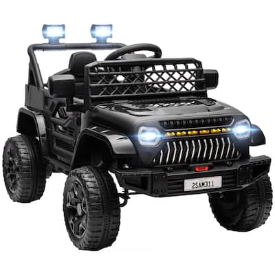 12V Ride-On Car for Kids with Suspension, Remote Control, Music & Lights