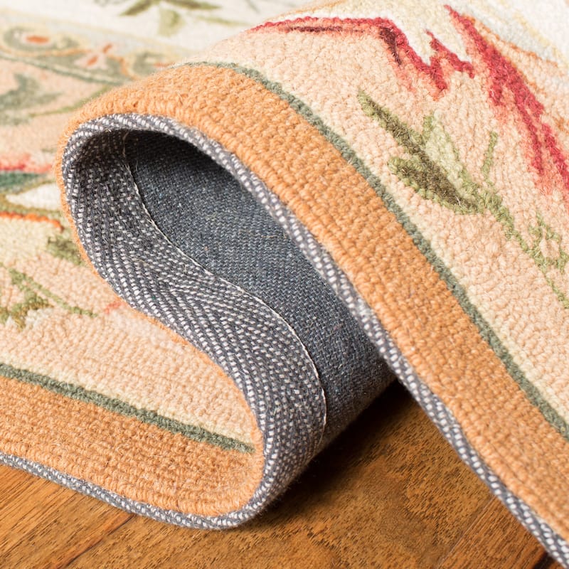 SAFAVIEH Handmade Chelsea Myranda French Country Rooster Wool Rug