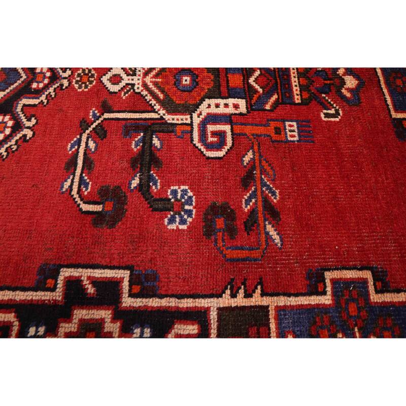 ECARPETGALLERY Hand-knotted Andelz Red Wool Rug - 4'0 x 7'3
