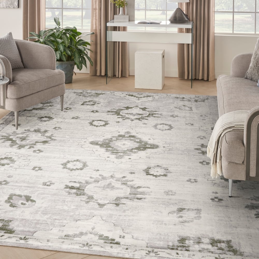 Nourison Astra Machine Washable Indoor only Persian Area Rug