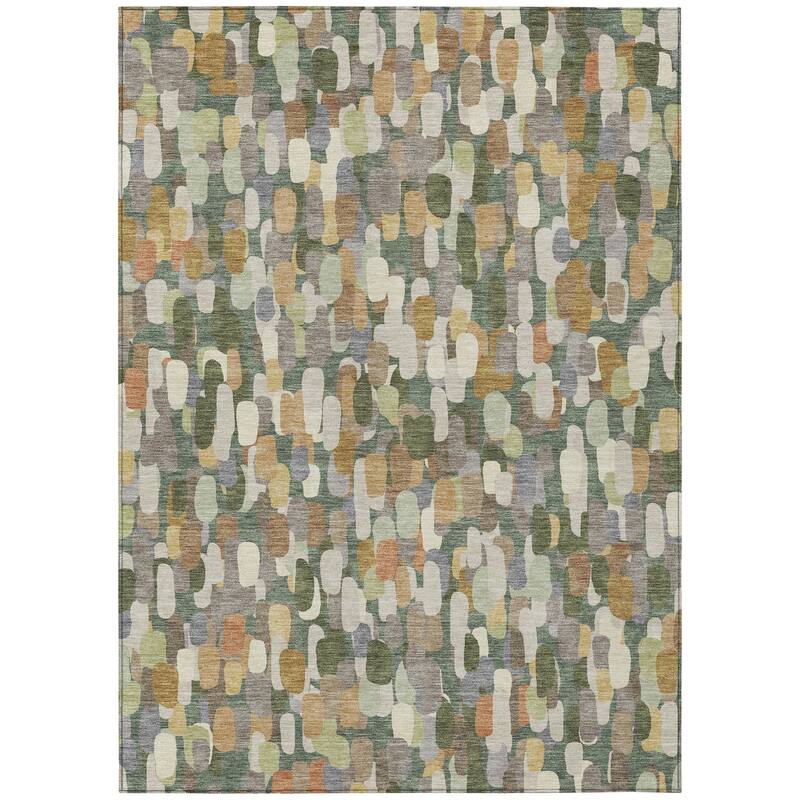 Machine Washable Indoor/ Outdoor Contemporary Drew Chantille Rug