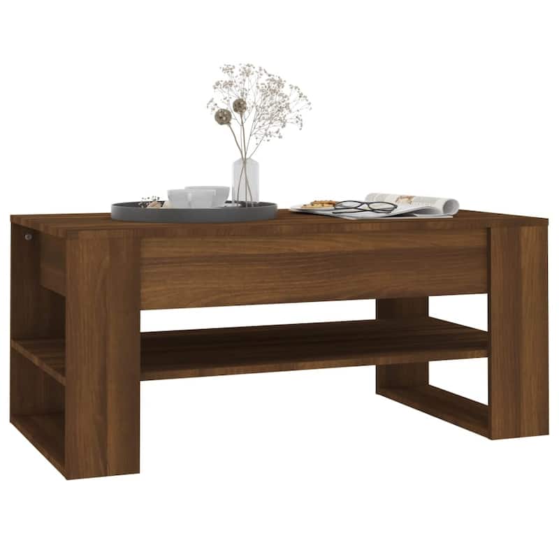 vidaXL Coffee Table multicolor 40.2"x21.7"x17.7" Engineered Wood