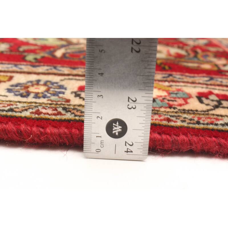 ECARPETGALLERY Hand-knotted Antalya Vintage Red Wool Rug - 3'3 x 4'6