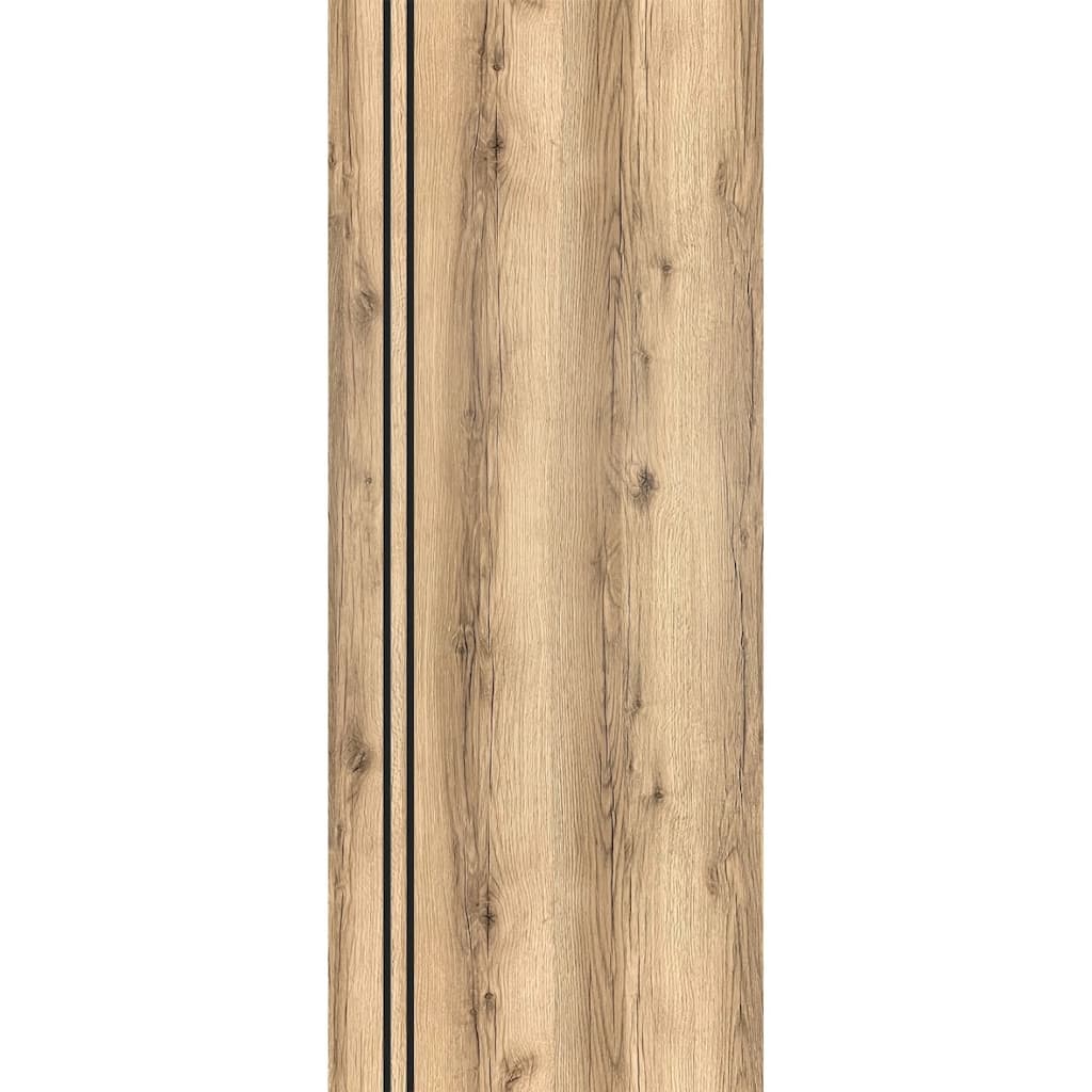 Slab Barn Door Panel 28 x 80 Planum 0016 Oak with Sturdy Finished