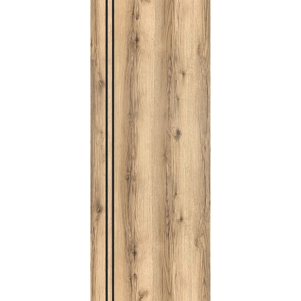 SartoDoors Planum 0016 | Bedroom Door Barn Door | Solid Wood | 28x80, Oak Bathroom Door Pantry Door Closet Door