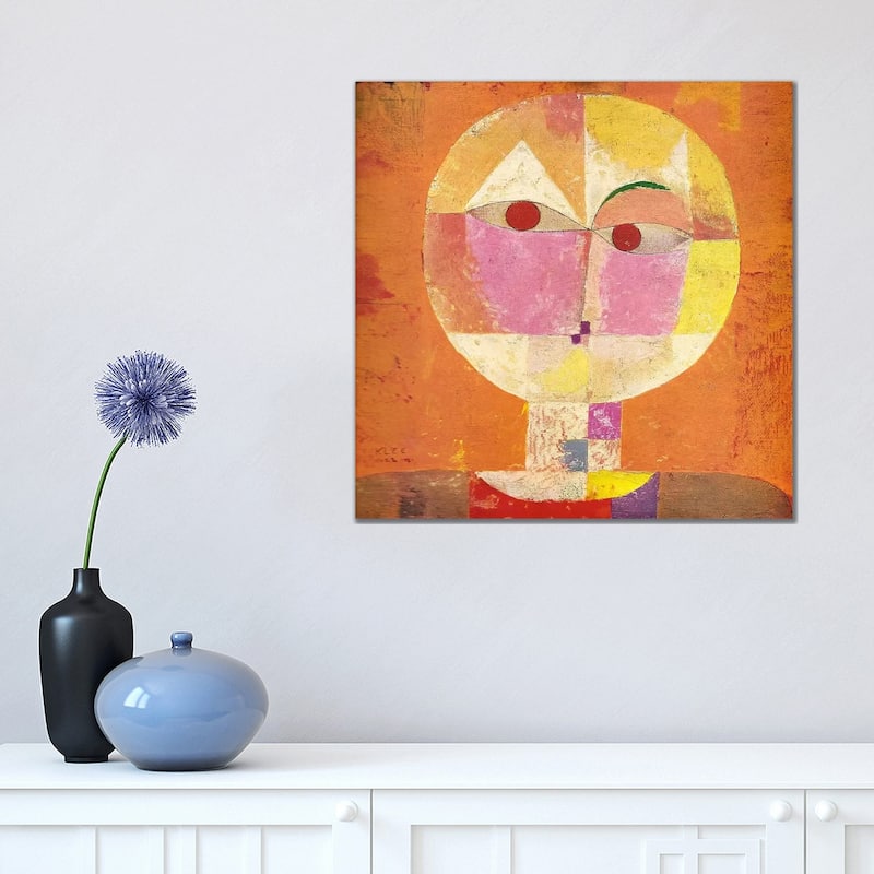 iCanvas "Senecio" by Paul Klee Canvas Print - 18x18x1.5