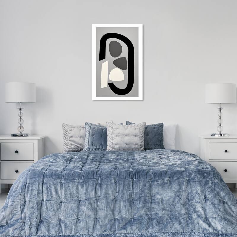 Wynwood Studio Canvas Abstract Traffic light of the future Black and Modern & Contemporary Wall Art Canvas Print