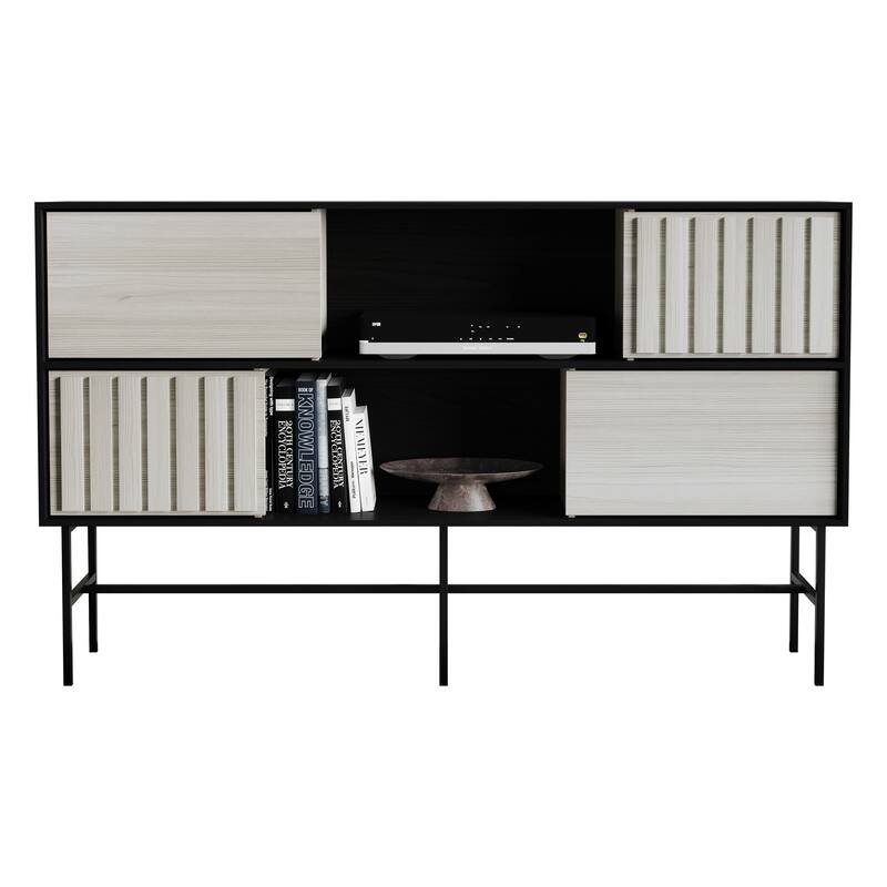 CraftPorch Modern Wooden TV Stand Console