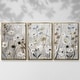 preview thumbnail 15 of 18, Misty Meadow Field - Multi Piece Framed Canvas 16 x 24 - Gold