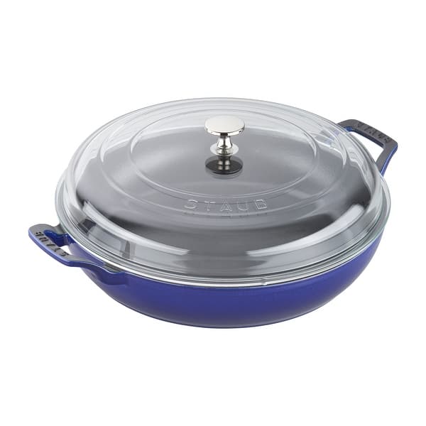 STAUB Cast Iron 3.5-qt Braiser with Glass Lid - Bed Bath & Beyond - 20220261