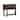 Diane 2-drawer Demilune Entryway Console Table Cappuccino