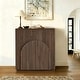 preview thumbnail 2 of 49, Spruce & Spring Modern Sideboard Buffet Cabinet with Wave Design