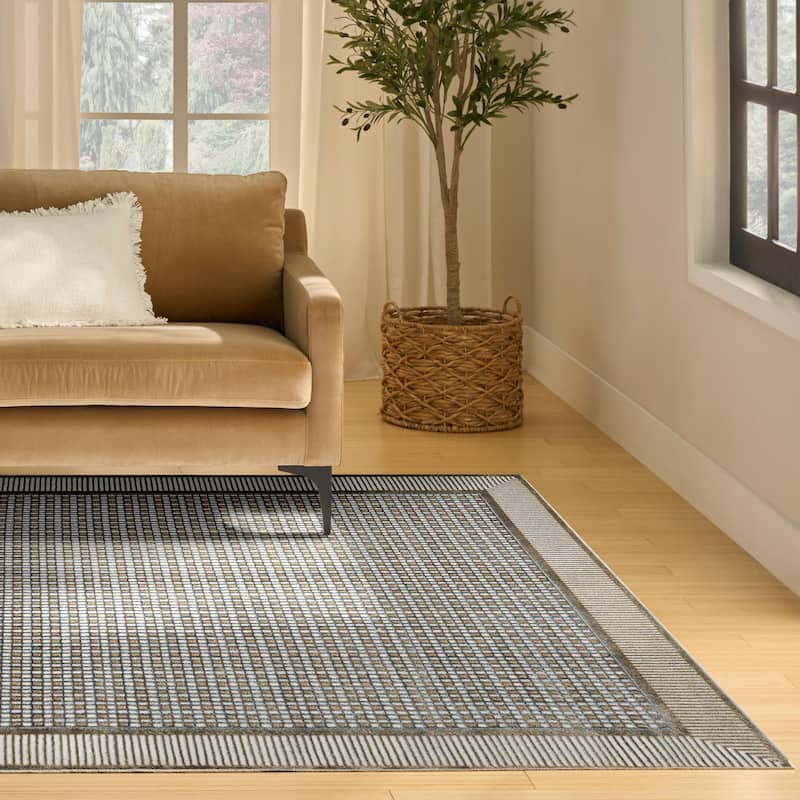 Nourison Nordic Indoor only Geometric Area Rug