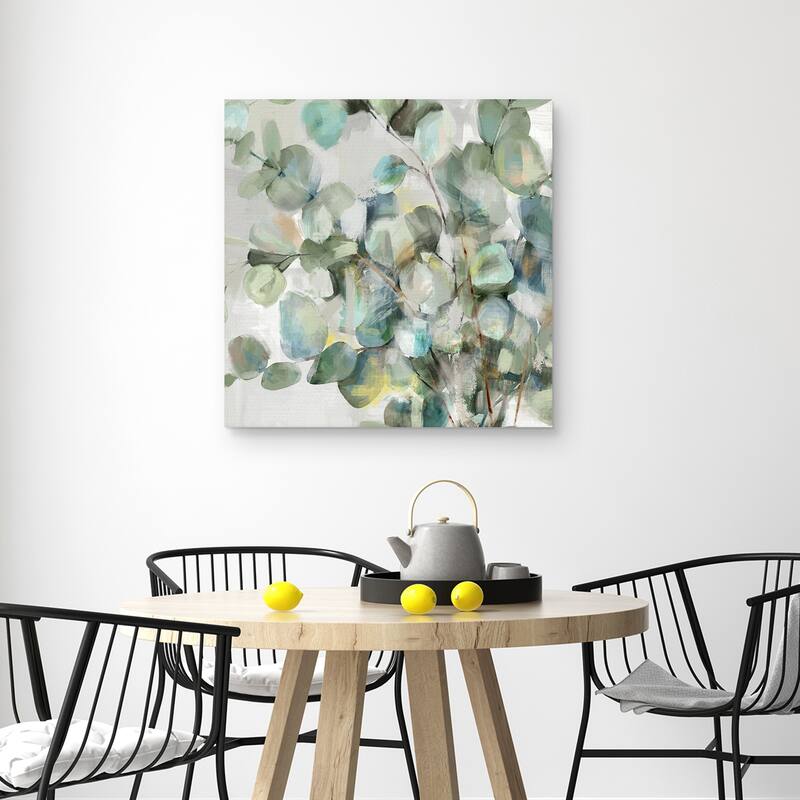 Essential Greens II Crop by Studio Arts Canvas Art Print