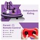 preview thumbnail 7 of 22, 12V Electric Kids Bumper Car w/ Parent Remote Control, LED Lights, Bluetooth Music & Anti-Collision Padding (Ages 1.5-5 Years)