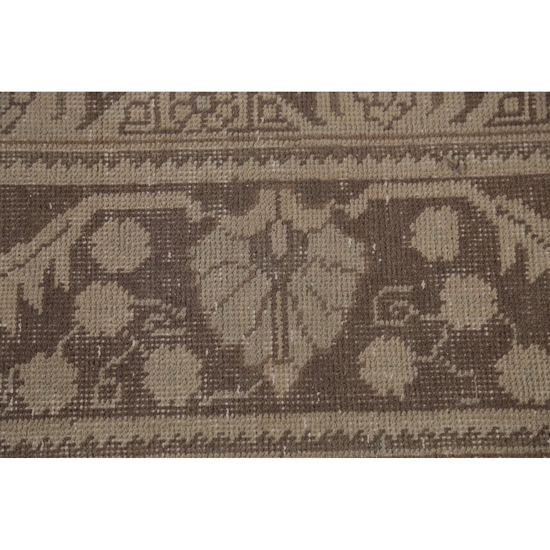 Traditional Tabriz Persian Vintage Area Rug Handmade Wool Carpet - 8'0"x 10'10"