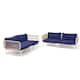 Option Navy Blue, 4pcs seats & 8 arms